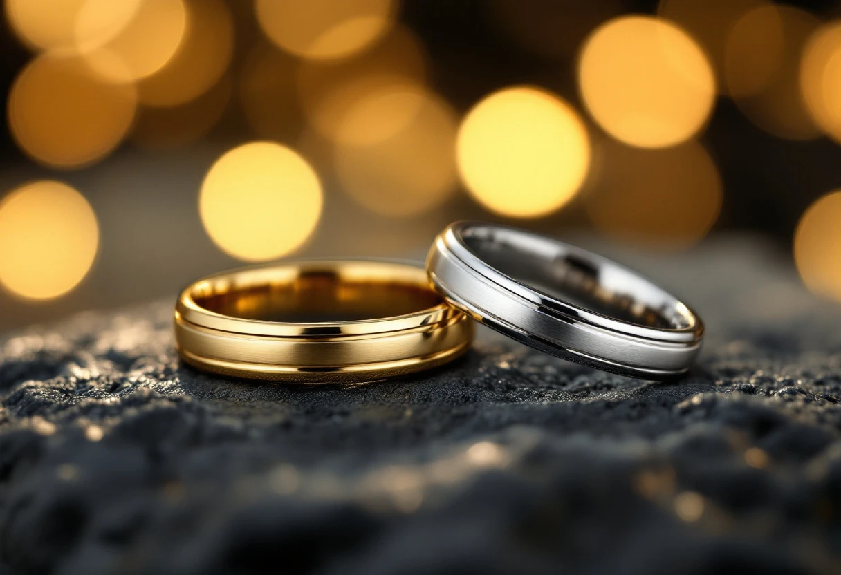Trauringe in Gelbgold und Platin – Juwelier Benjamin Wiesbaden